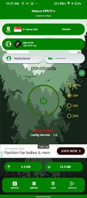 Nature VPN Pro android App screenshot 1